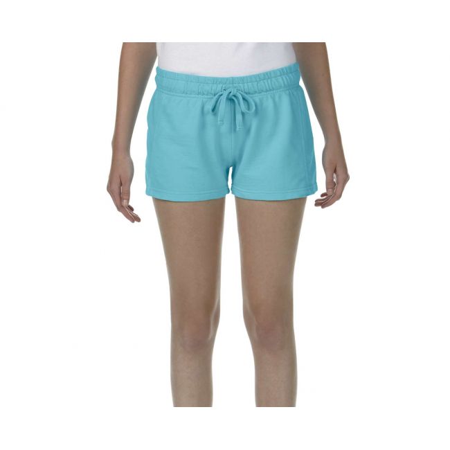 Ladies' french terry shorts culoare lagoon blue marimea 2xl
