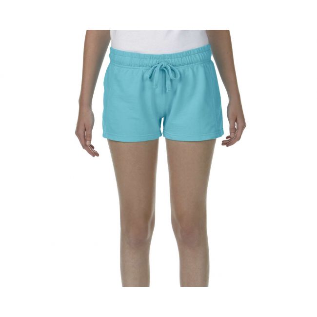 Ladies' french terry shorts culoare lagoon blue marimea m