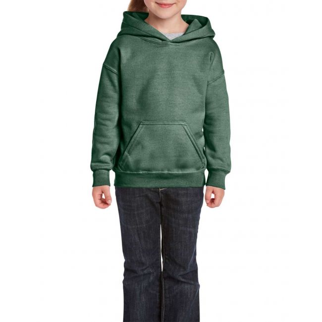 Heavy blend™ youth hooded sweatshirt culoare heather sport dark green marimea s