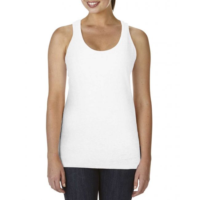 Ladies' lightweight racerback tank top culoare white marimea l