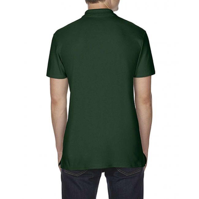 Softstyle® adult double piquÉ polo culoare forest green marimea 4xl