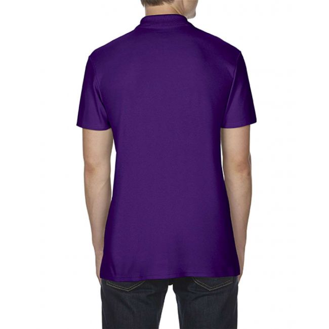 Softstyle® adult double piquÉ polo culoare purple marimea 3xl