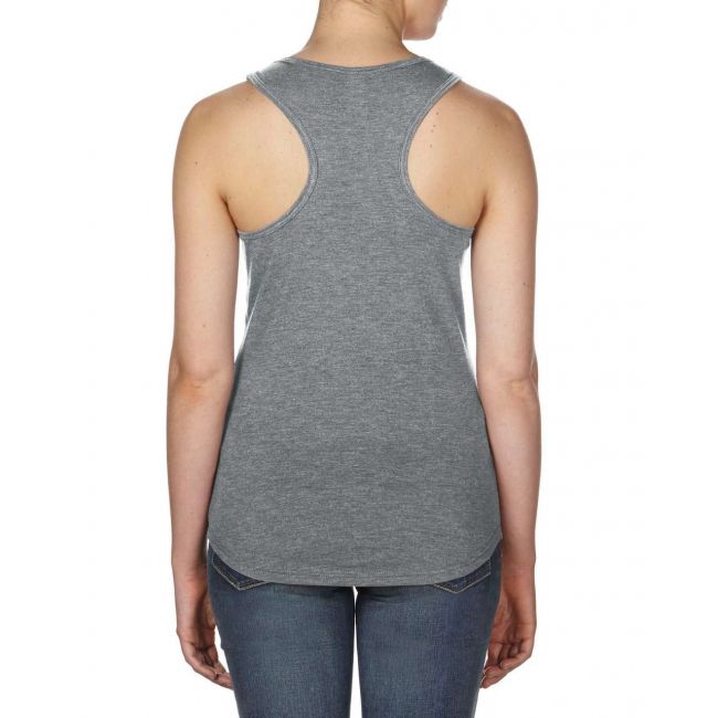 Women’s tri-blend racerback tank culoare heather graphite marimea m