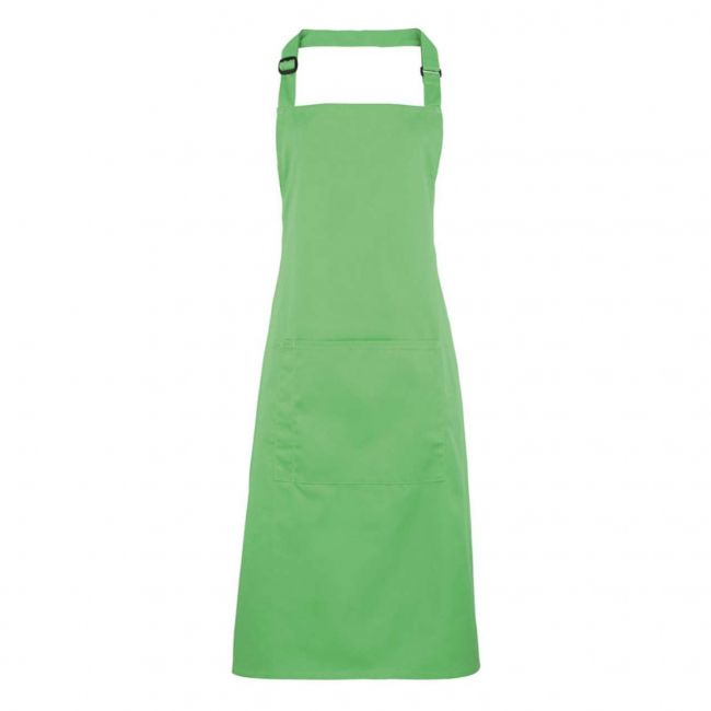 ‘colours’ bib apron with pocket culoare apple marimea u