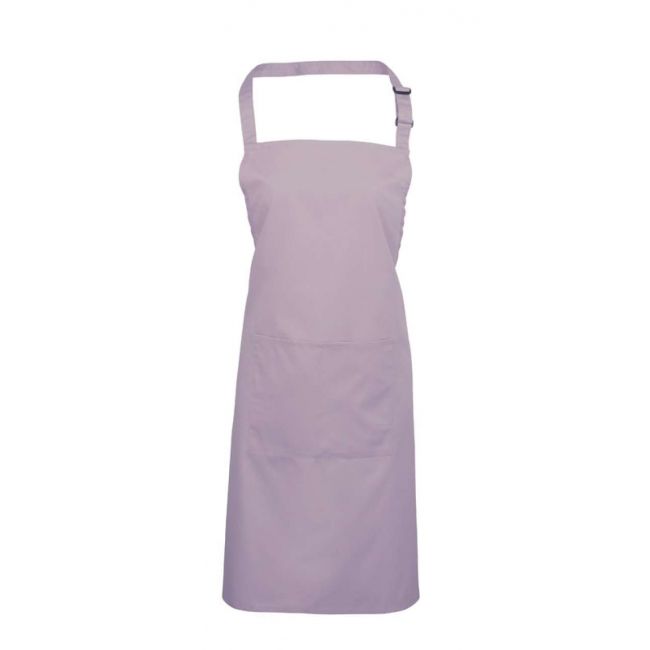 ‘colours’ bib apron with pocket culoare lilac marimea u