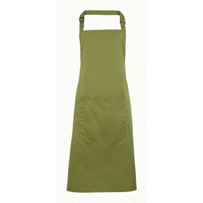 ‘colours’ bib apron with pocket culoare oasis green marimea u