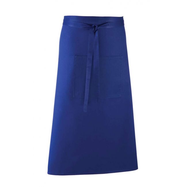 'colours collection’ bar apron with pocket culoare royal marimea u