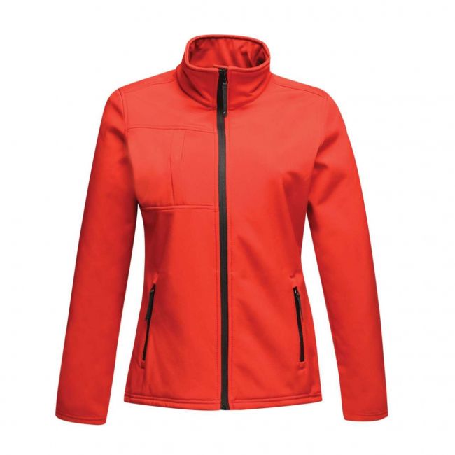 Women's octagon ii printable 3 layer membrane softshell culoare classic red/black marimea l