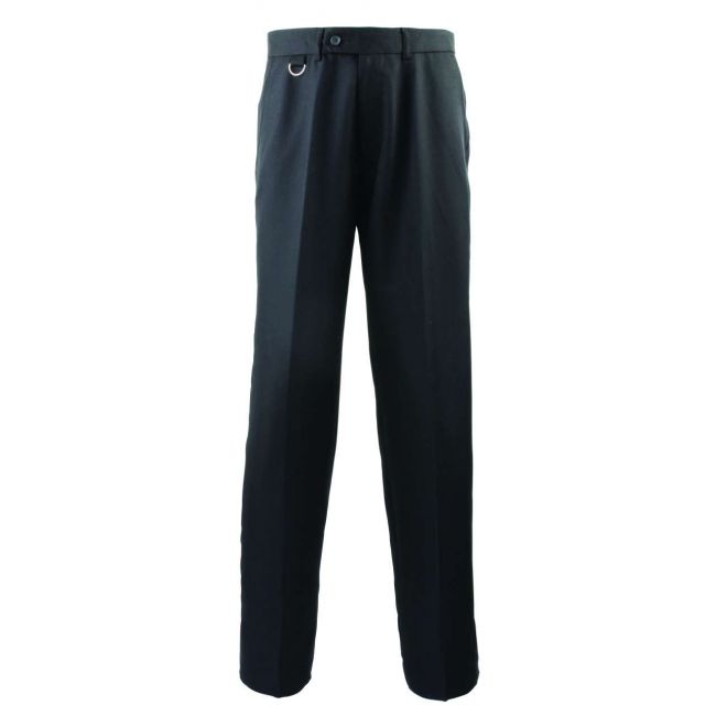 Men’s flat front hospitality trouser culoare black marimea 32