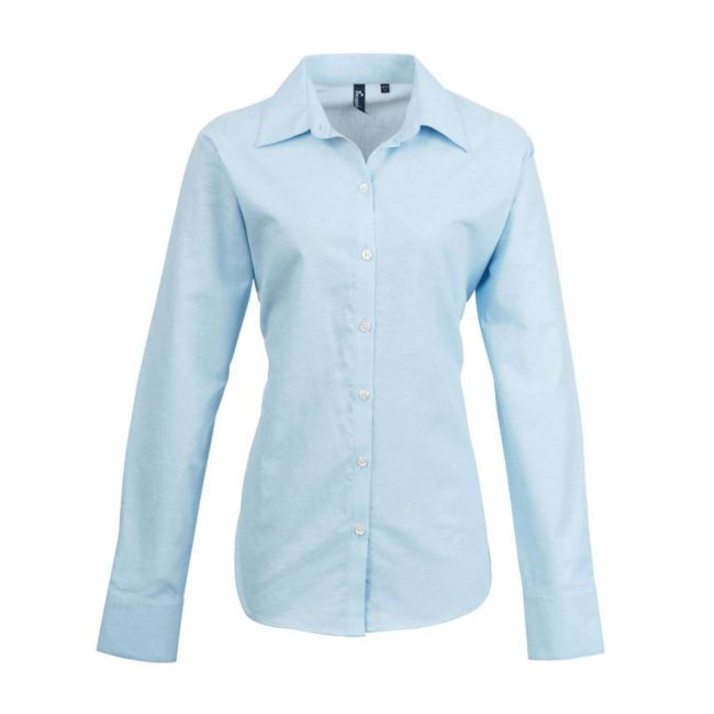 Women's long sleeve signature oxford blouse culoare light blue marimea 4xl