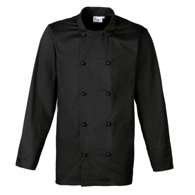 ‘cuisine' long sleeve chef’s jacket culoare black marimea 2xl