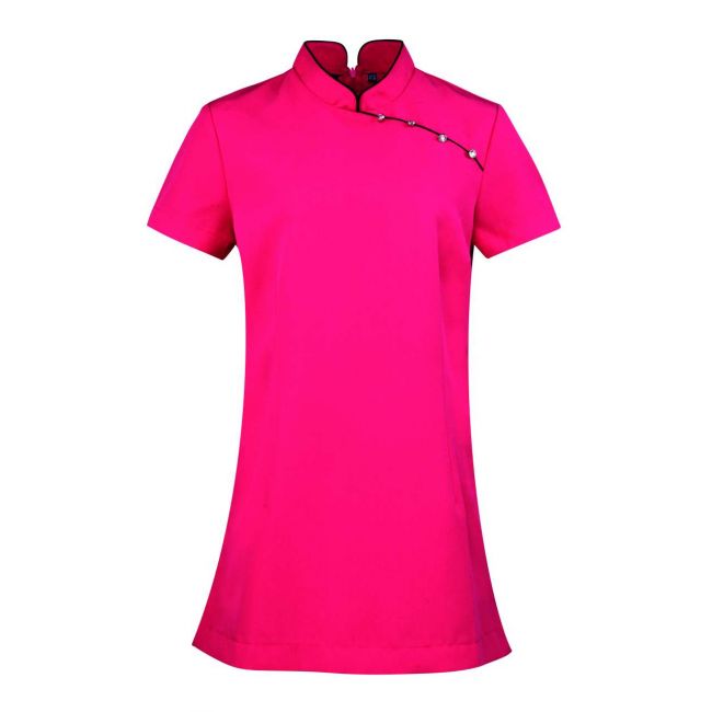‘mika’ beauty and spa tunic culoare hot pink/black marimea xxs
