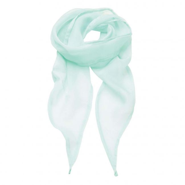 'colours collection' plain chiffon scarf culoare aqua marimea u