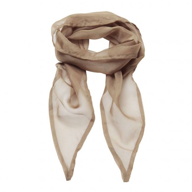 'colours collection' plain chiffon scarf culoare khaki marimea u