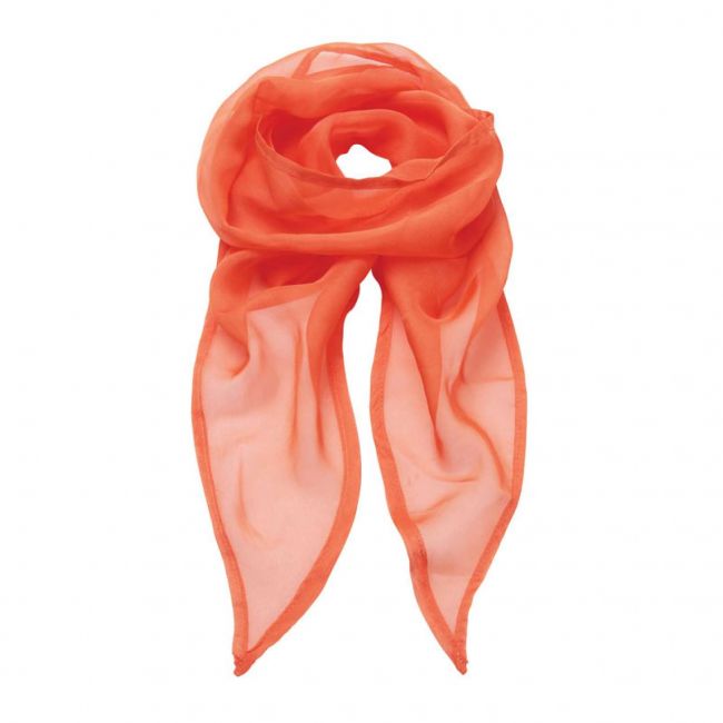 'colours collection' plain chiffon scarf culoare orange marimea u