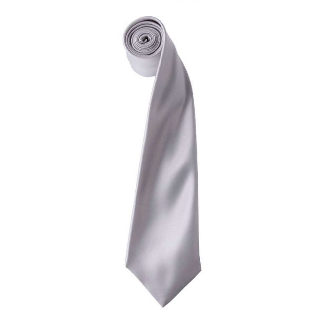 'colours collection' satin tie culoare silver marimea u