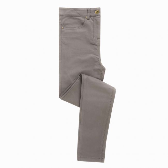 Ladies' performance chino jean culoare steel marimea 3xl