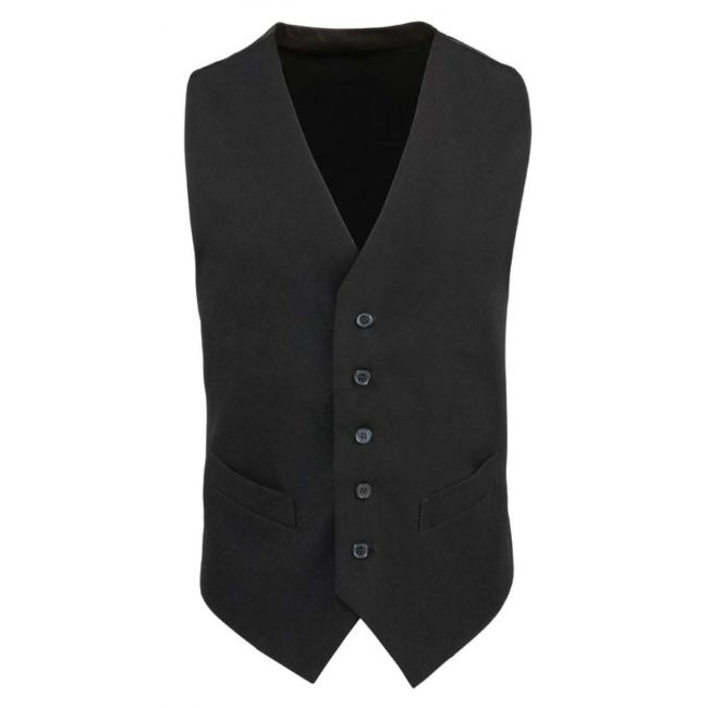 Men’s lined polyester waistcoat culoare black marimea 2xl