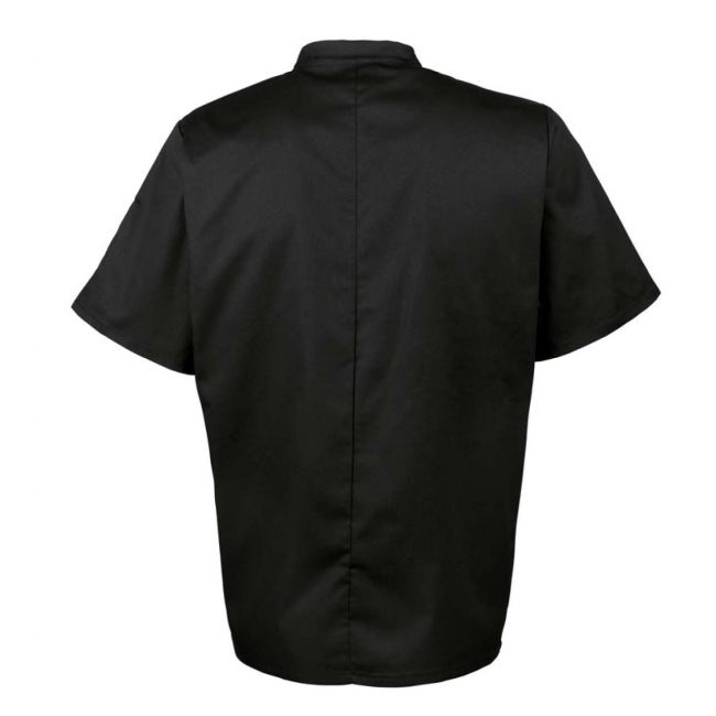 Short sleeve chef's jacket culoare black marimea 3xl