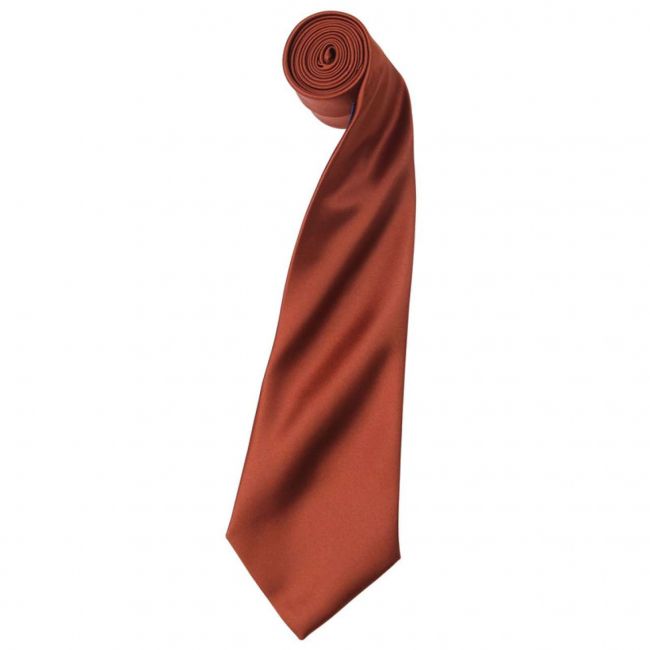 'colours collection' satin tie culoare chestnut marimea u