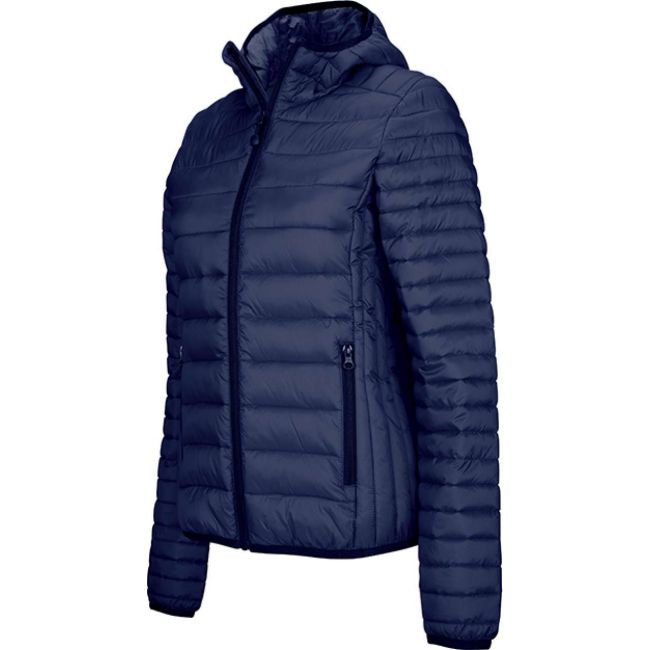 Ladies' lightweight hooded padded jacket culoare navy marimea s