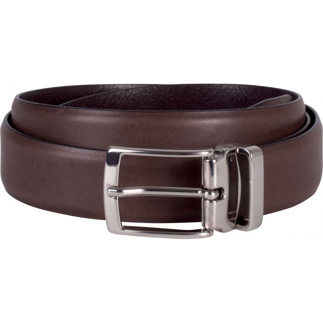 Leather belt - 30mm culoare dark brown marimea u