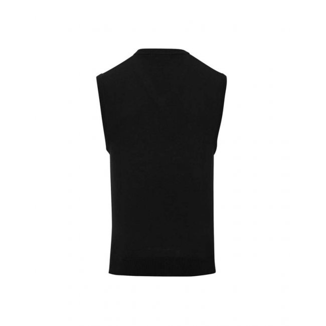 Men's v-neck sleeveless sweater culoare black marimea l