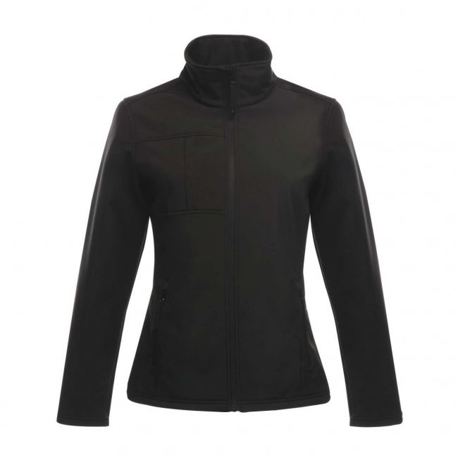 Women's octagon ii printable 3 layer membrane softshell culoare black/black marimea xs