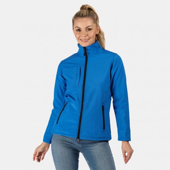 Women's octagon ii printable 3 layer membrane softshell culoare oxford blue/black marimea 3xl