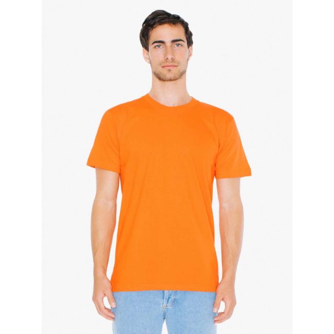 Unisex fine jersey short sleeve t-shirt culoare orange marimea 2xl