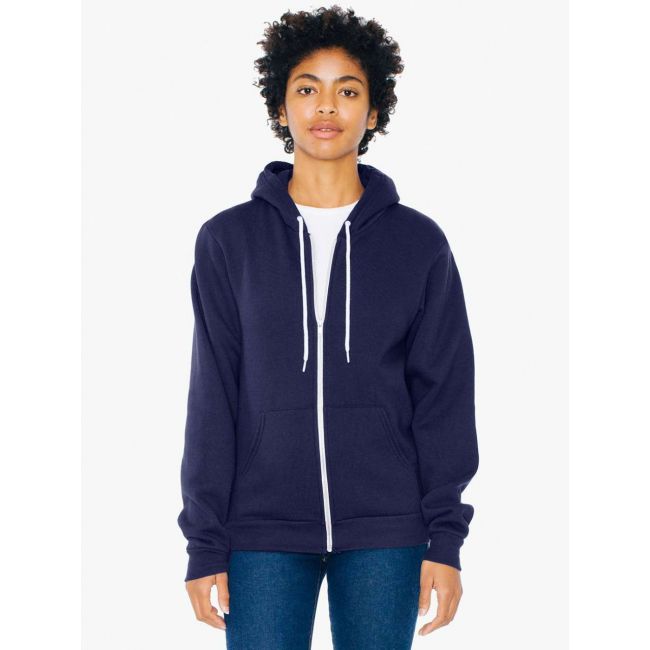 Unisex flex fleece zip hoodie culoare navy marimea 2xl