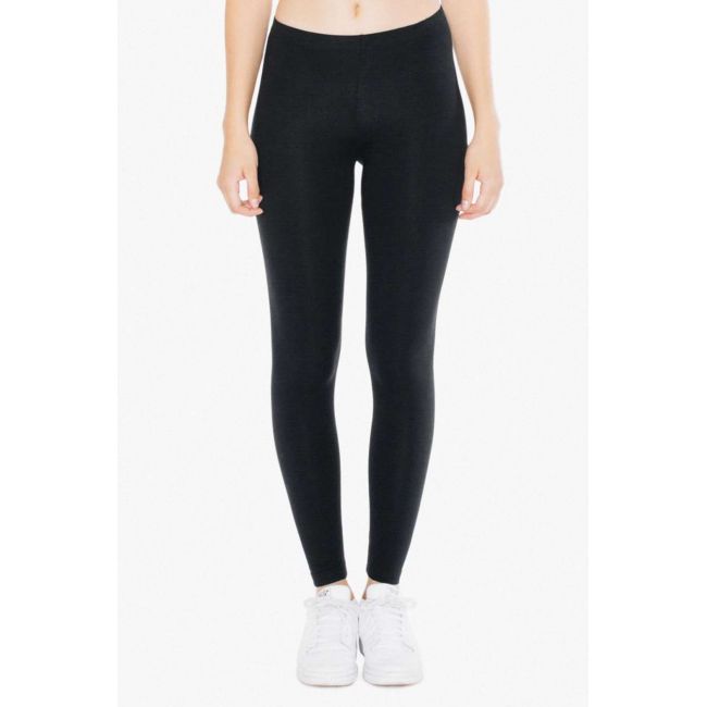 Women's cotton spandex jersey legging culoare black marimea l