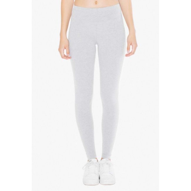 Women's cotton spandex jersey legging culoare heather grey marimea m