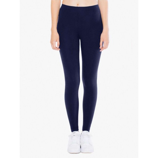 Women's cotton spandex jersey legging culoare navy marimea l