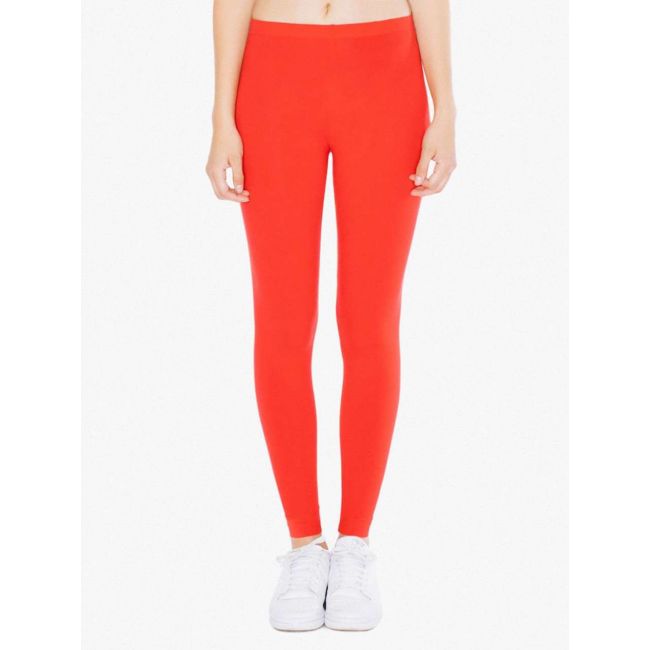 Women's cotton spandex jersey legging culoare red marimea s