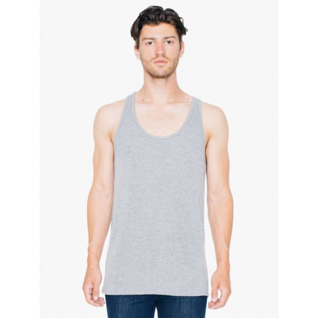 Unisex tri-blend tank top culoare athletic grey marimea xl