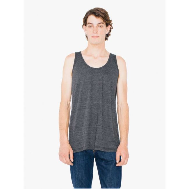 Unisex tri-blend tank top culoare tri-black marimea l