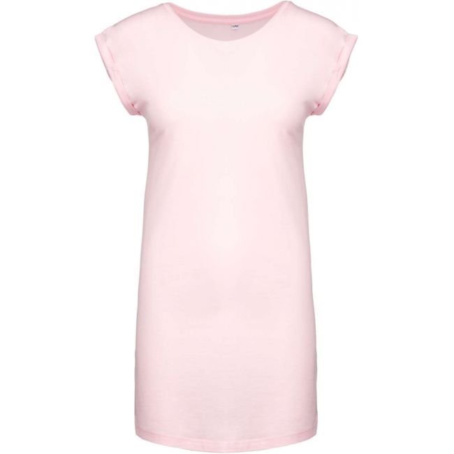 Ladies' long t-shirt culoare pale pink marimea s/m