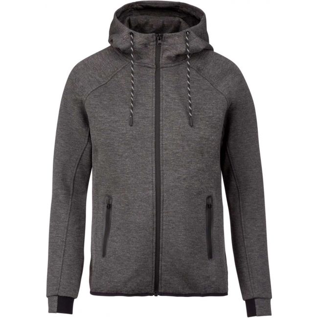 Men's hooded sweatshirt culoare deep grey heather marimea 3xl