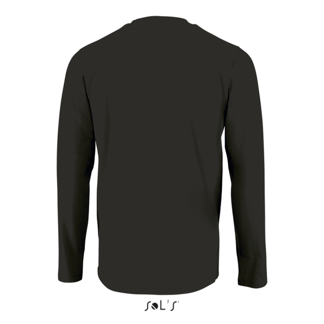 Sol's imperial lsl men - long-sleeve t-shirt culoare deep black marimea xl