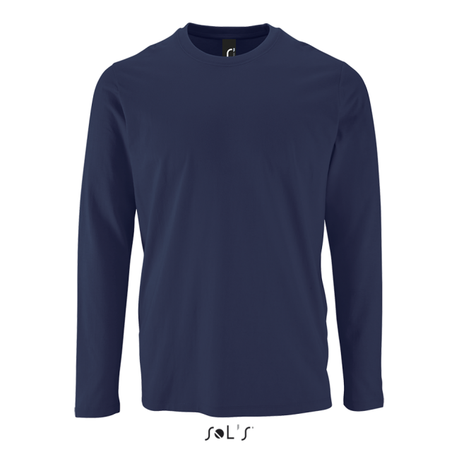 Sol's imperial lsl men - long-sleeve t-shirt culoare french navy marimea xl