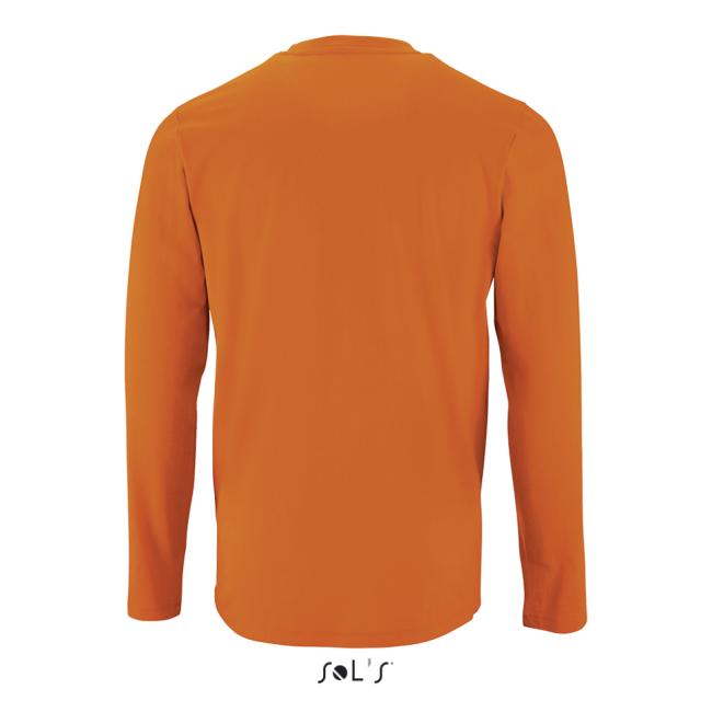 Sol's imperial lsl men - long-sleeve t-shirt culoare orange marimea s