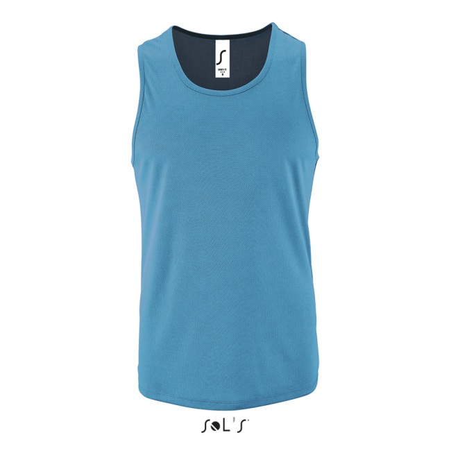 Sol's sporty tt men - sports tank top culoare aqua marimea 3xl