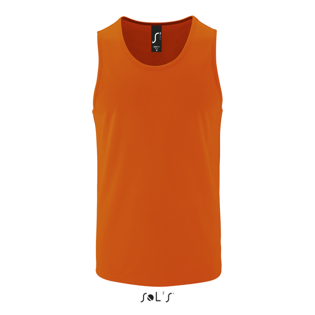 Sol's sporty tt men - sports tank top culoare neon orange marimea xl