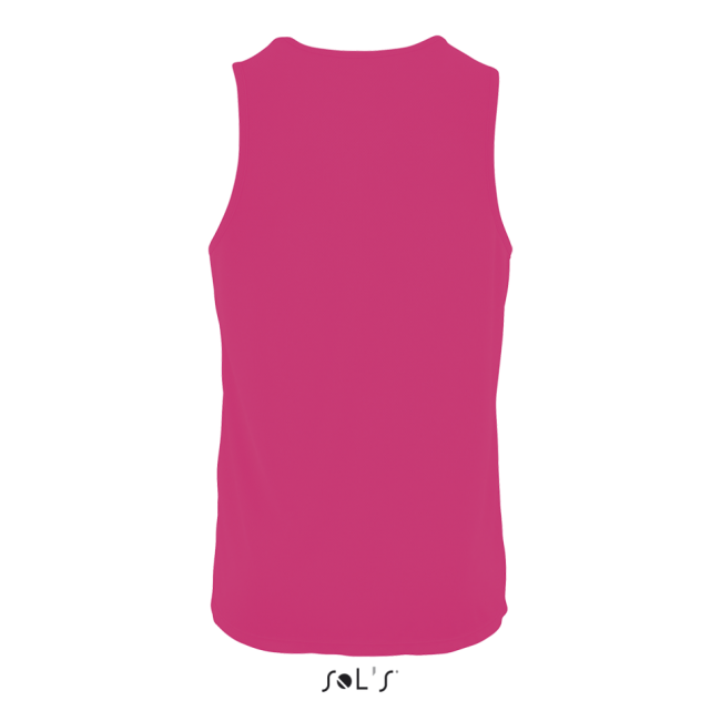 Sol's sporty tt men - sports tank top culoare neon pink 2 marimea s