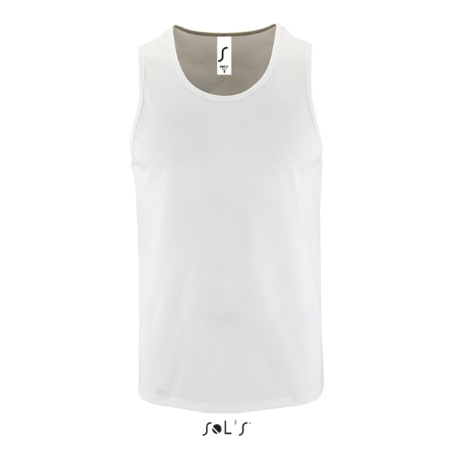 Sol's sporty tt men - sports tank top culoare white marimea 2xl