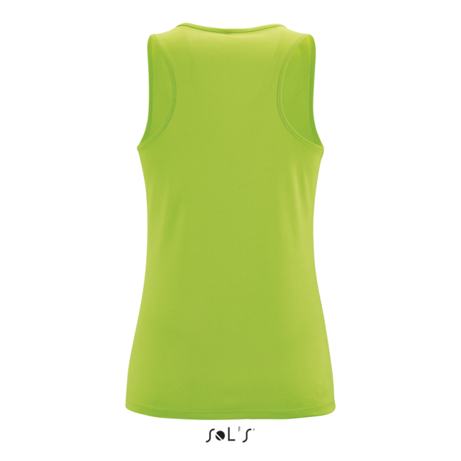 Sol's sporty tt women - sports tank top culoare neon green marimea m