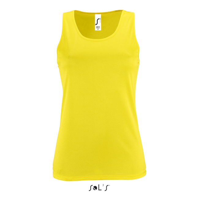 Sol's sporty tt women - sports tank top culoare neon yellow marimea m