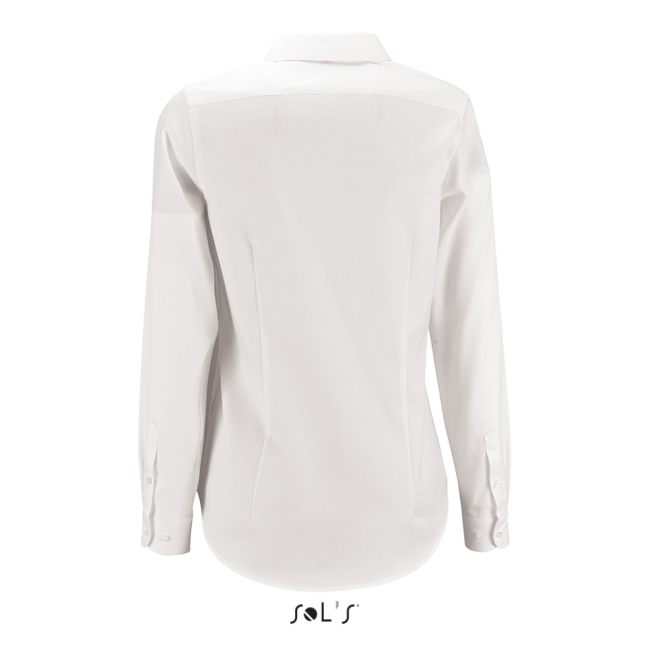 Sol's brody women - herringbone shirt culoare white marimea l