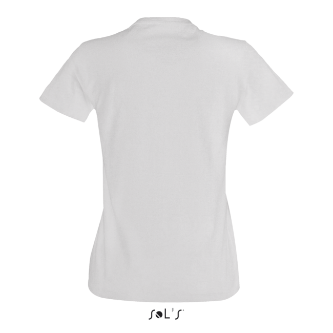 Sol's imperial fit women - round neck fitted t-shirt culoare white marimea s